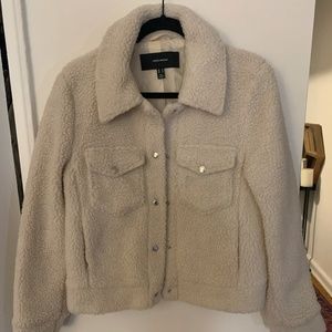 Cropped Shearling Jacket